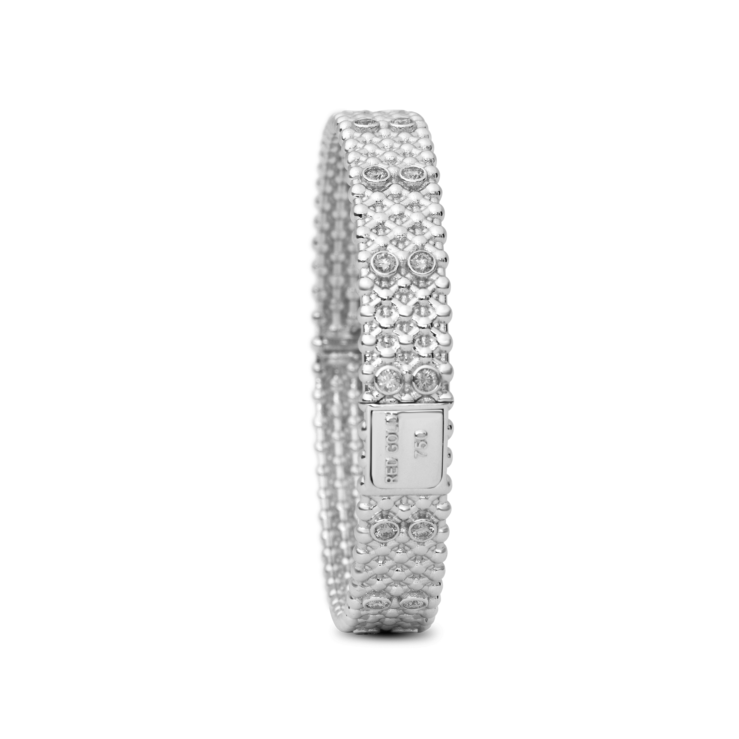 18K Gold Diamond Bangle – Only You