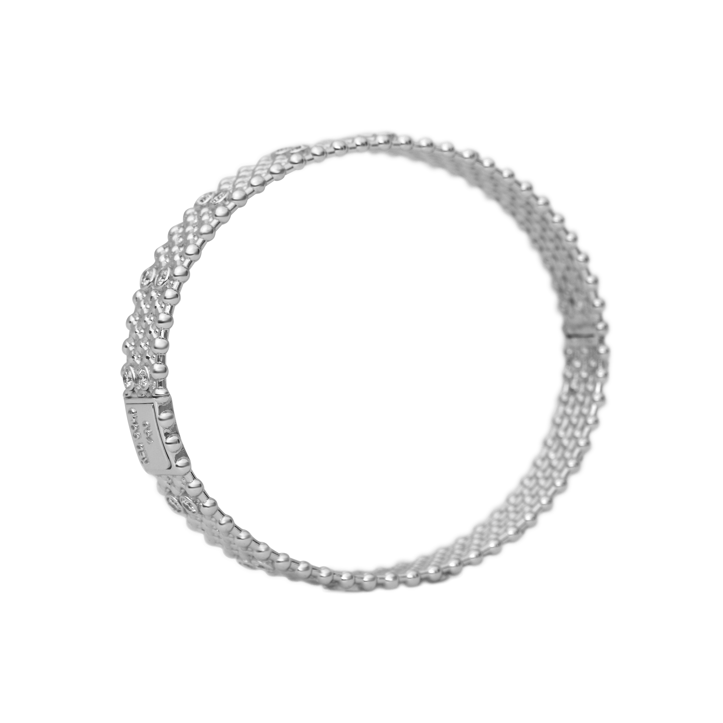 18K Gold Diamond Bangle – Only You