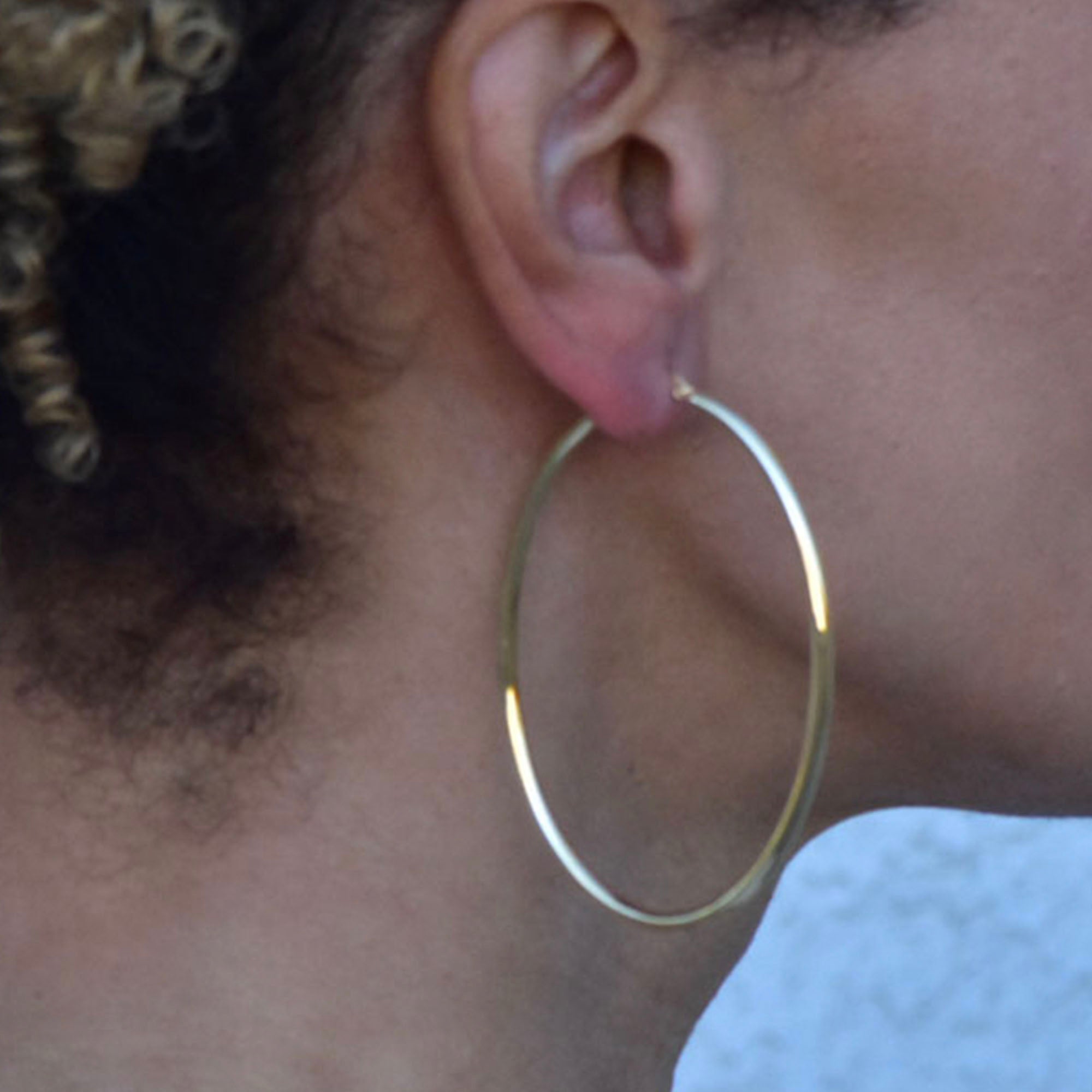 14K Gold Hoop Earrings