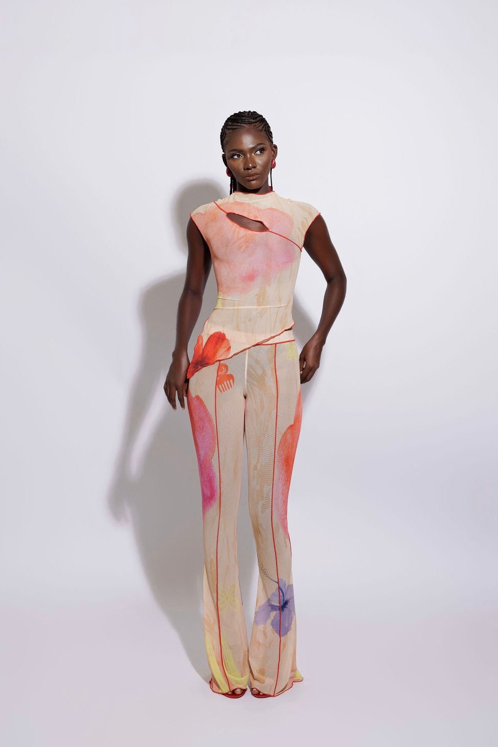 BOTA FLARED PANTS - CLAYLIGHT