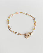 COAST// paper clip chain bracelet