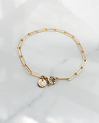 COAST// paper clip chain bracelet