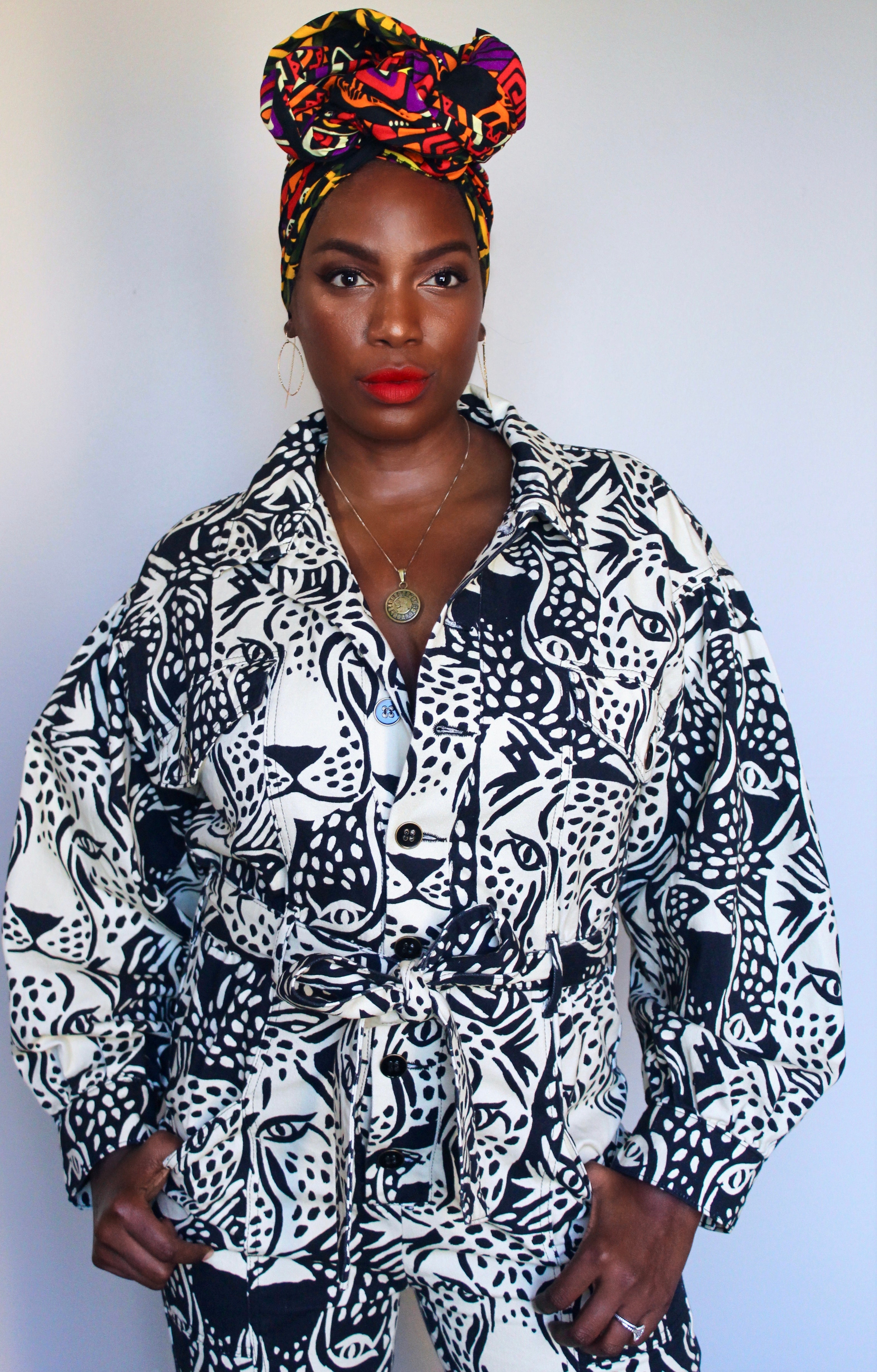 Queen of the Night Head Wrap