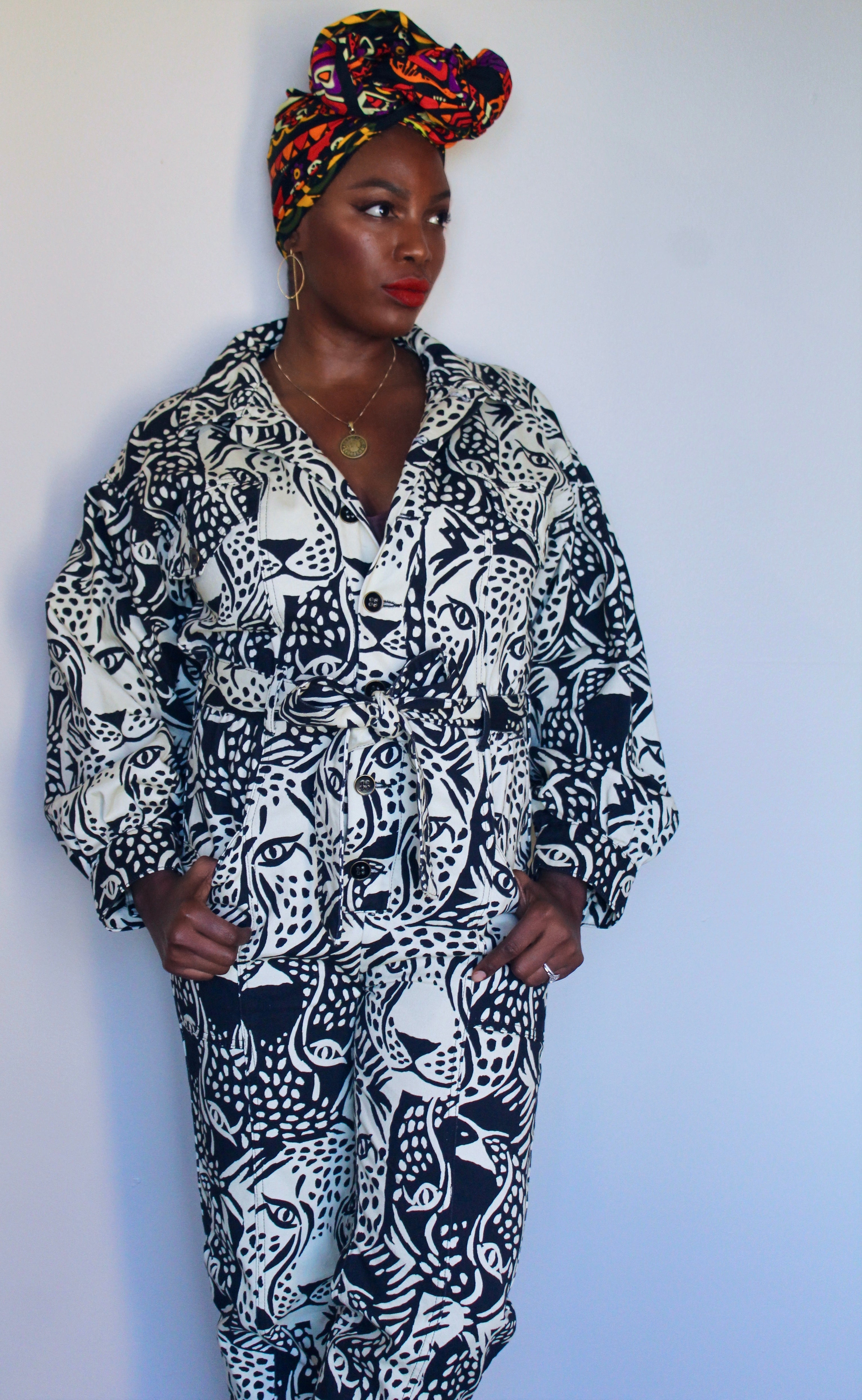 Queen of the Night Head Wrap