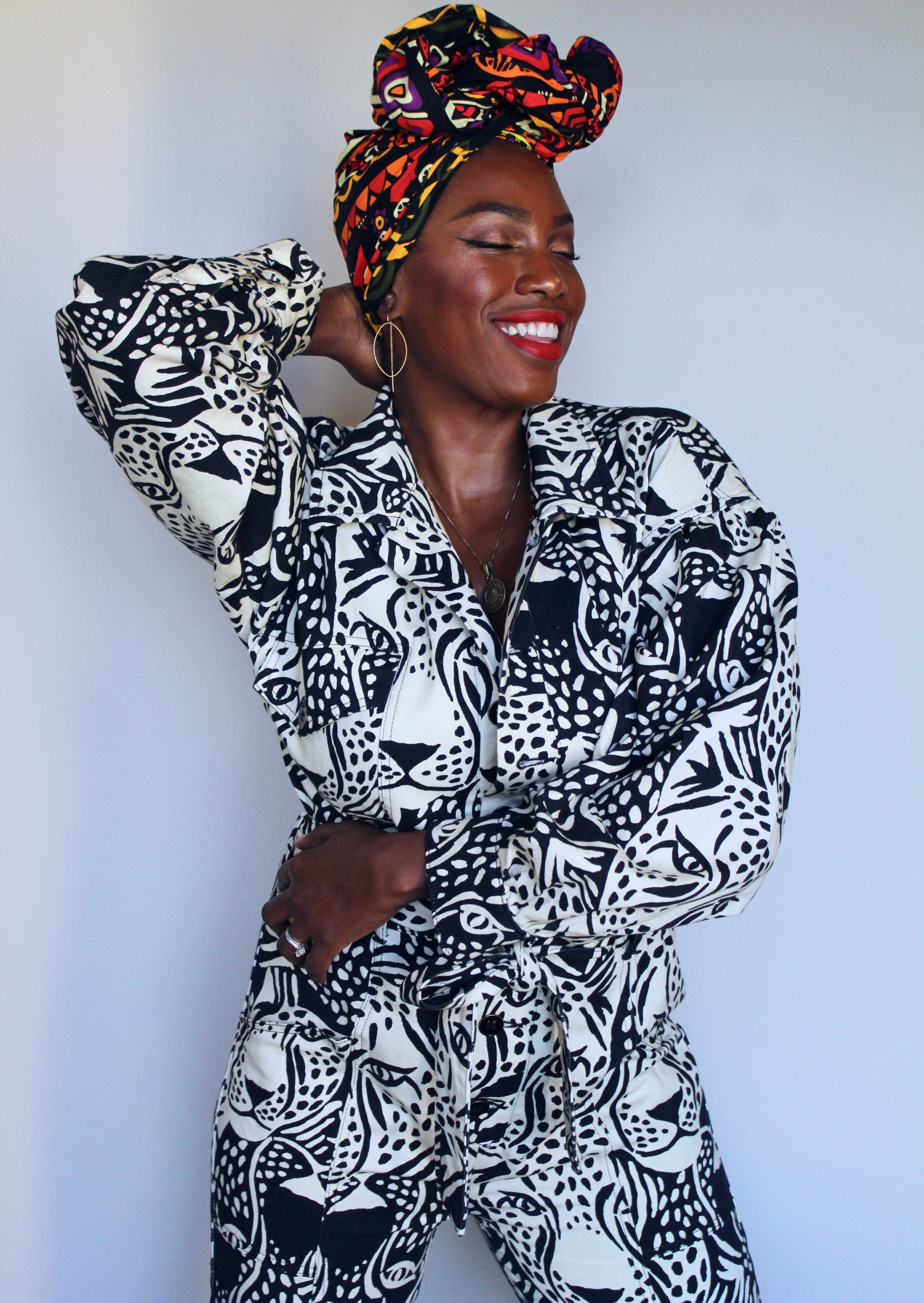 Queen of the Night Head Wrap