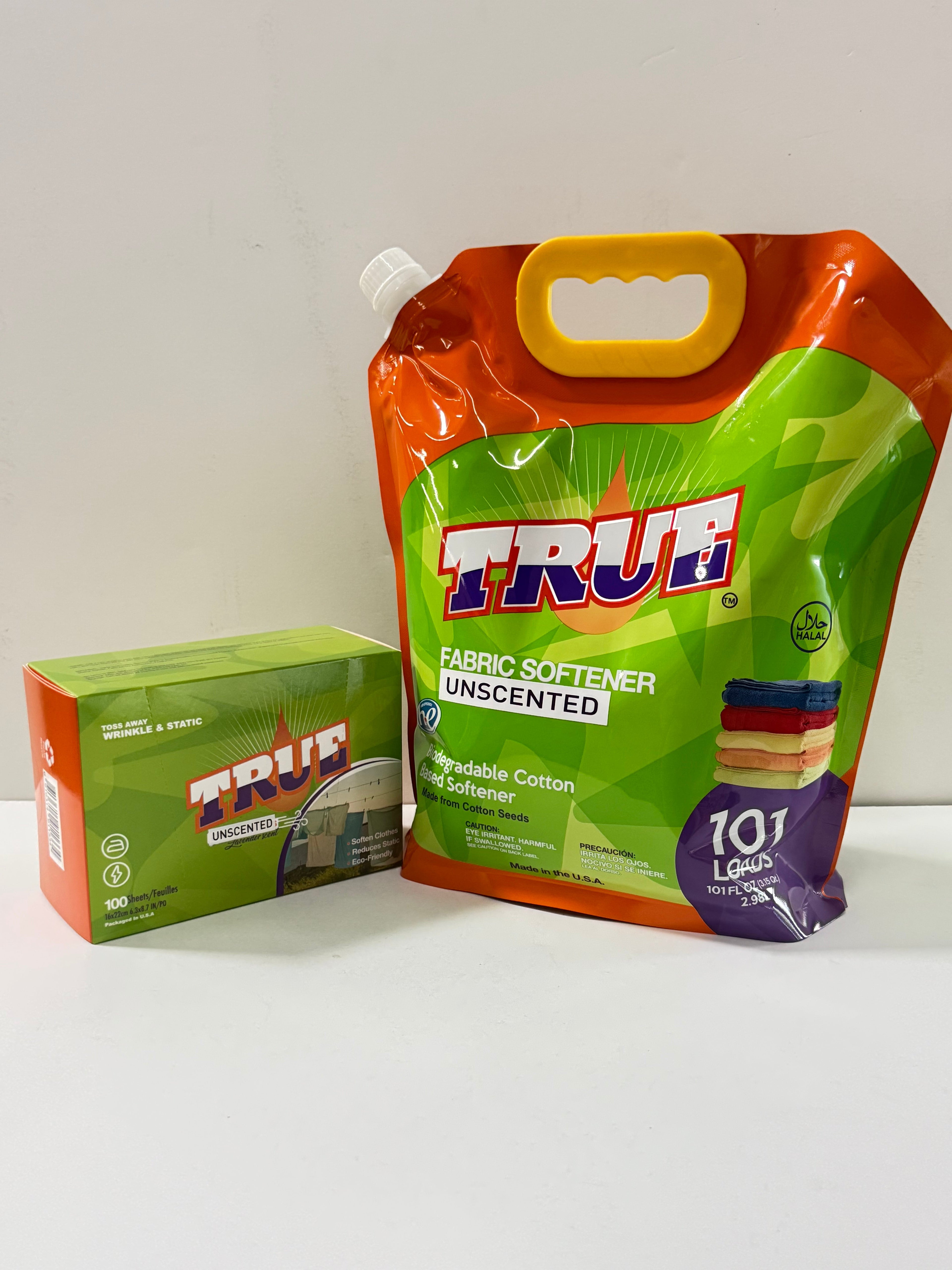 1 101oz Fabric Softener UNSCENTED - 1 DS UNSCENTED