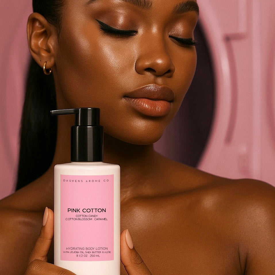PINK COTTON BODY LOTION