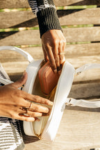 The Blueprint Handbag- Bone White