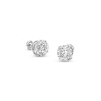 Diamond Stud Earring - Two Carats Each Ear
