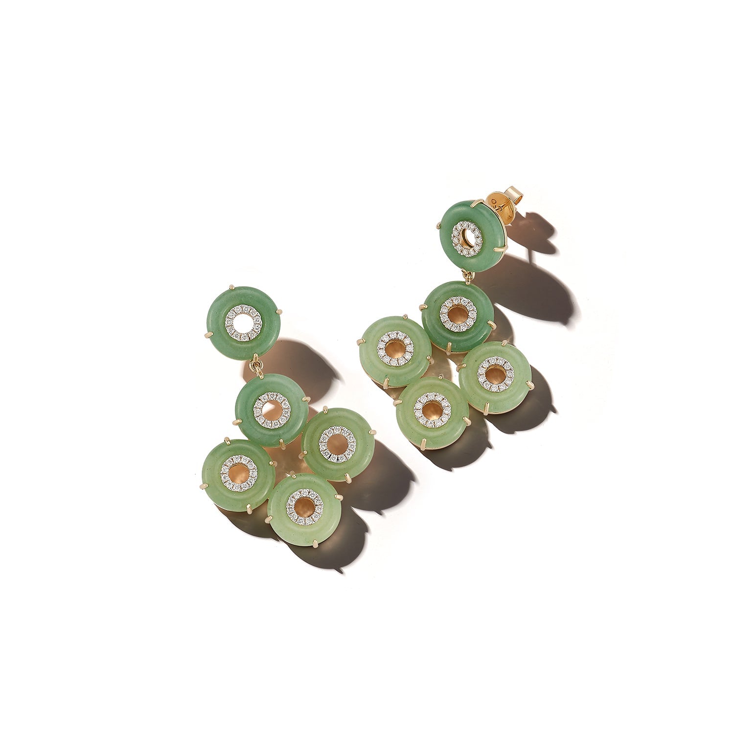 14kt Jade Donut Galore Earrings