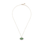 14kt Jade Marquise Eye of Protection Necklace