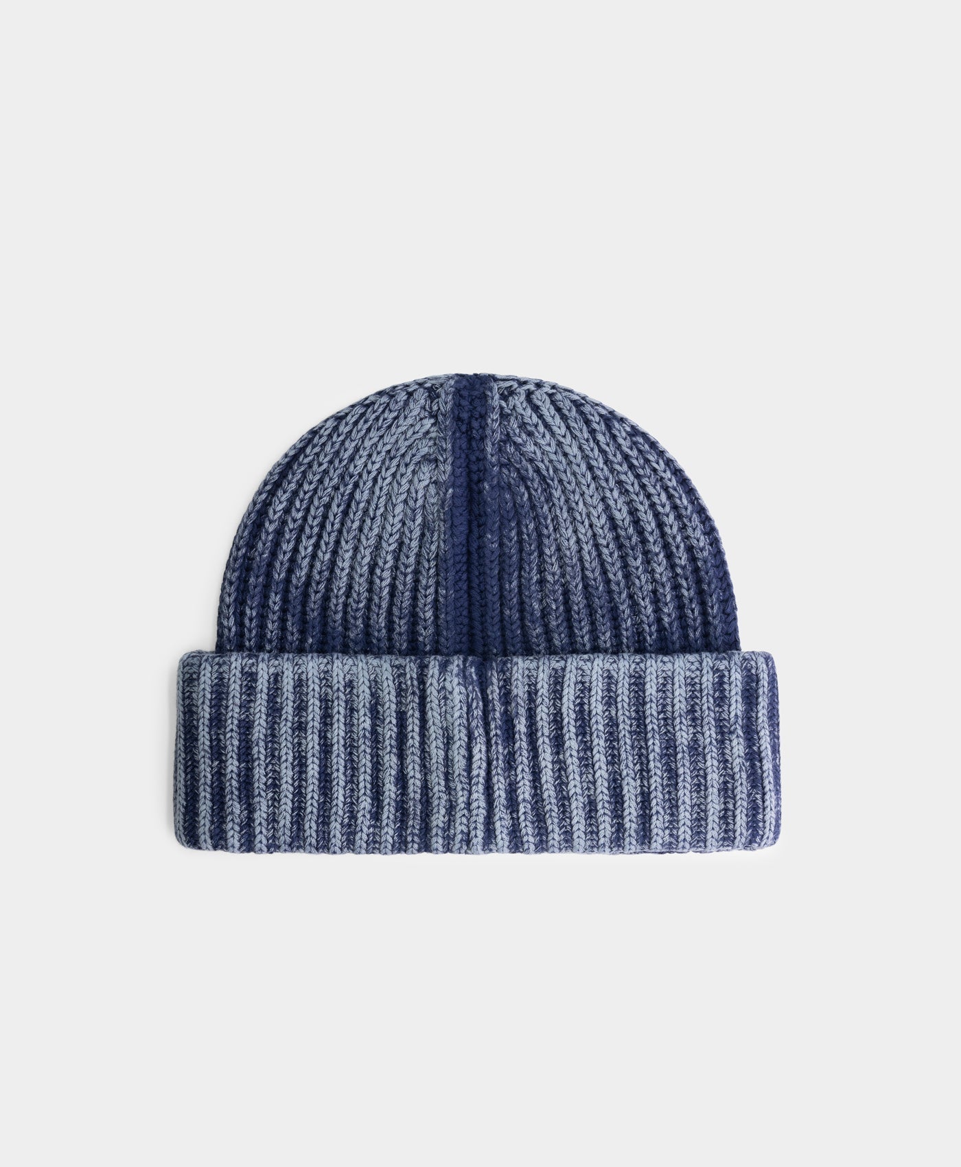 Indigo Knitted Washed Beanie