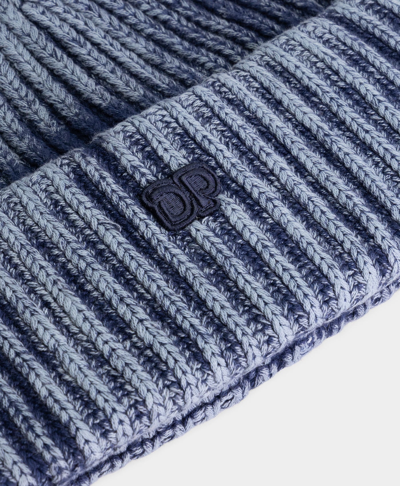 Indigo Knitted Washed Beanie