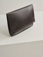 JOELE PURSE - DARK BROWN VITELLO