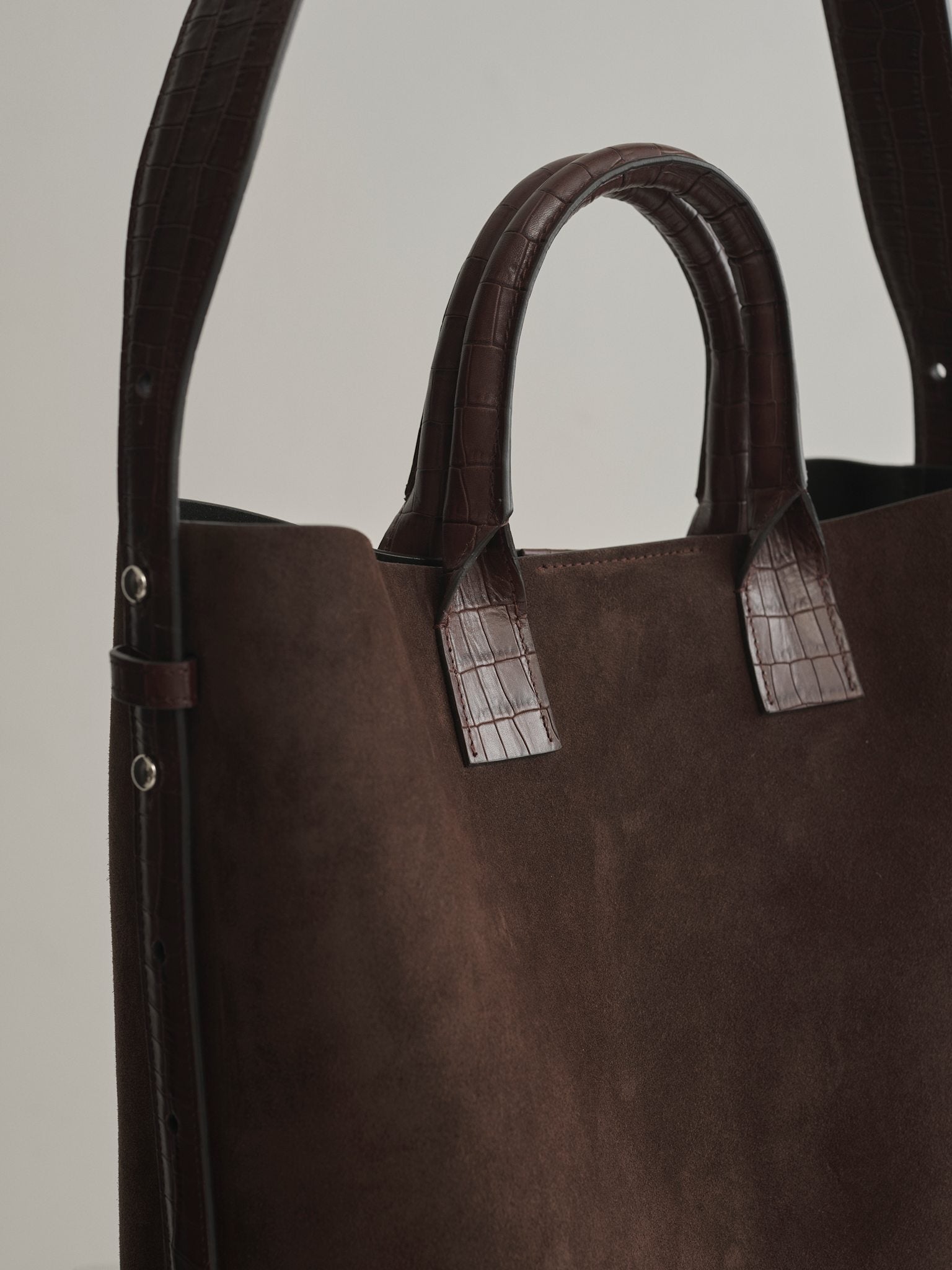 LEONARDO MIX BAG - PALISSANDRO SUEDE+SIDNEY