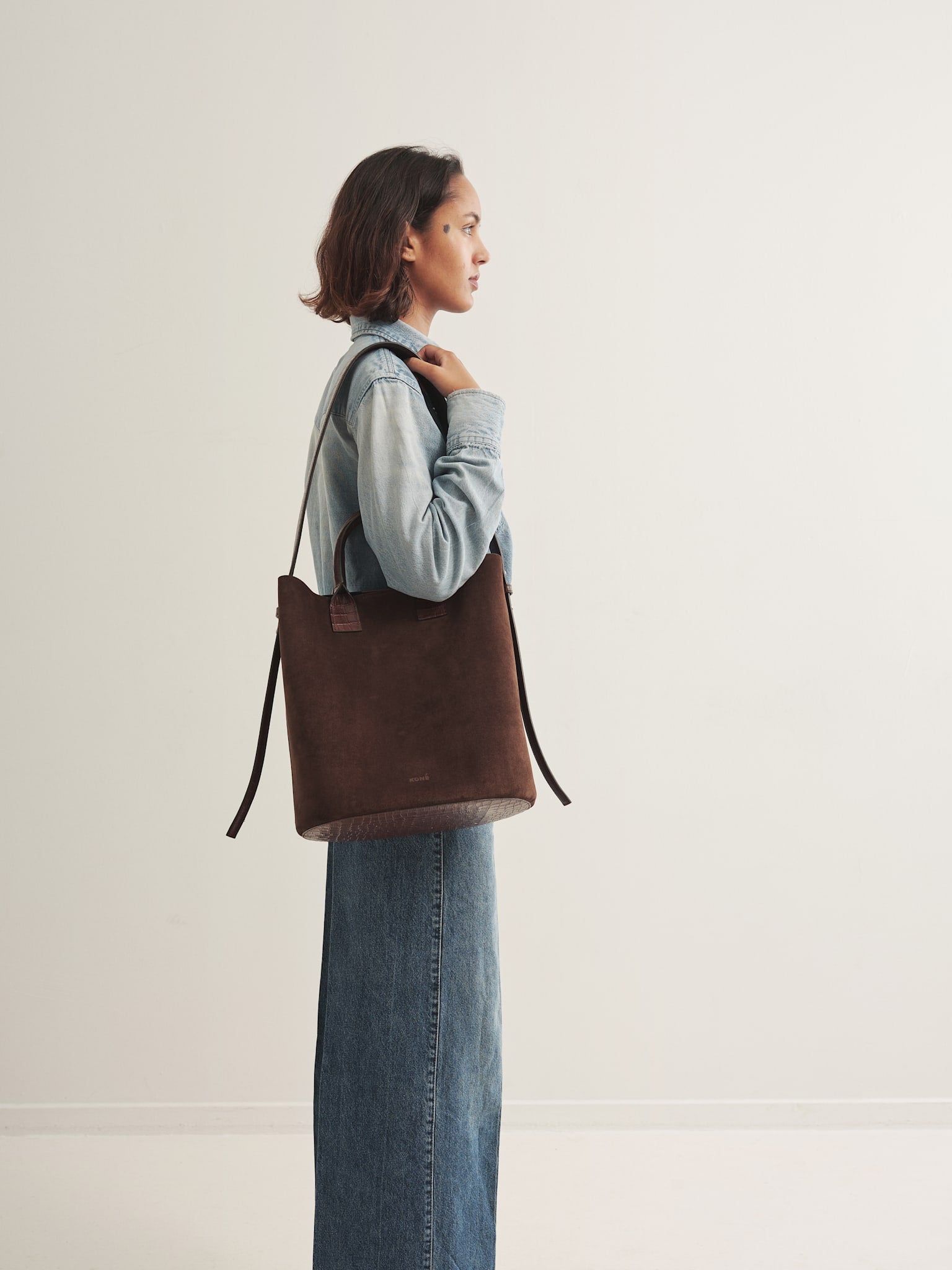 LEONARDO MIX BAG - PALISSANDRO SUEDE+SIDNEY