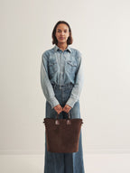 LEONARDO MIX BAG - PALISSANDRO SUEDE+SIDNEY
