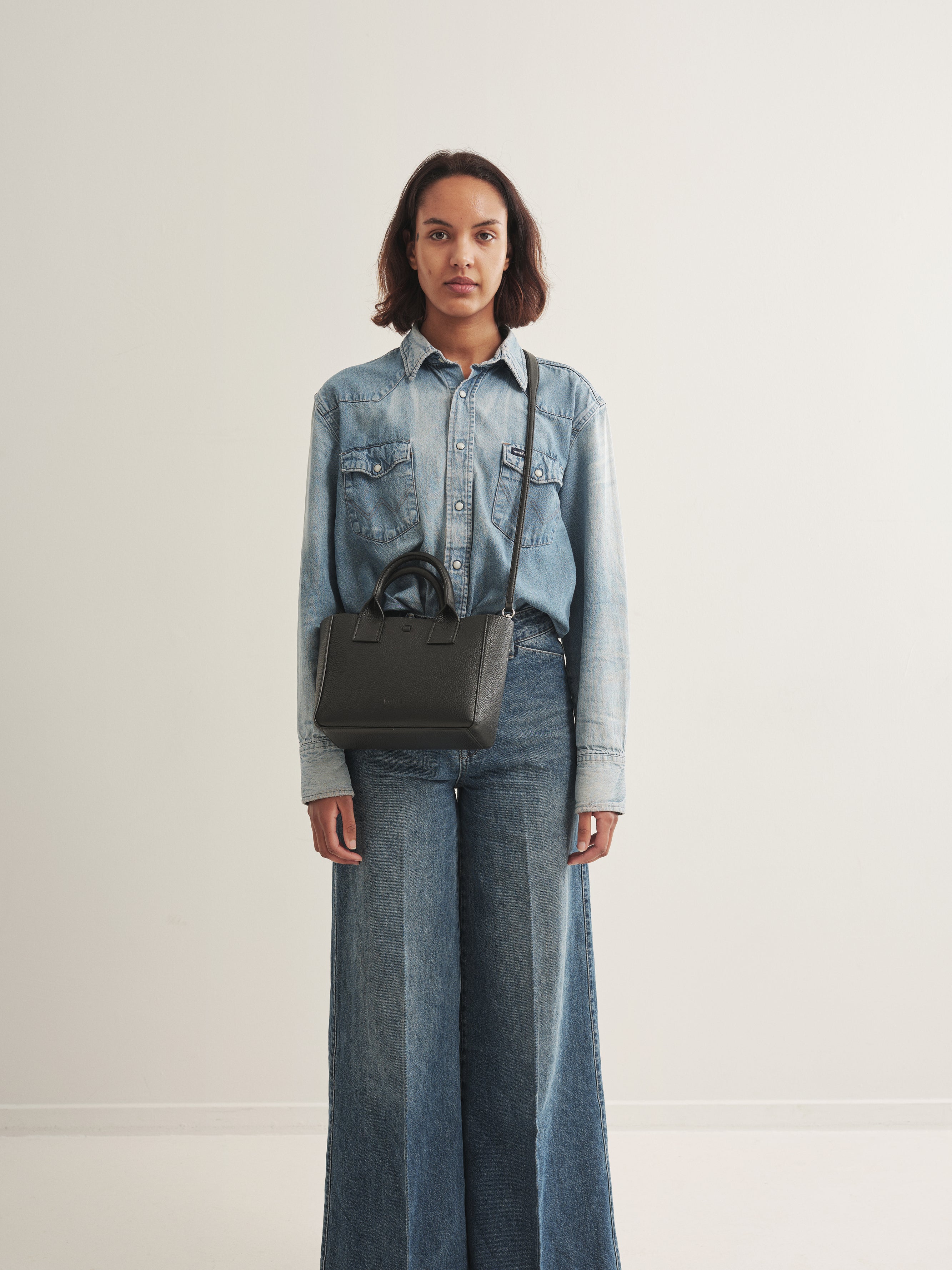 LITTLE FILIPPO BAG - BLACK RIO