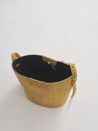 LITTLE LEO BUCKET BAG - OLIVE OIL SUEDE