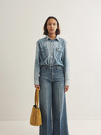 LITTLE LEO BUCKET BAG - OLIVE OIL SUEDE