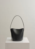 LITTLE LEO BUCKET BAG - BLACK VITELLO