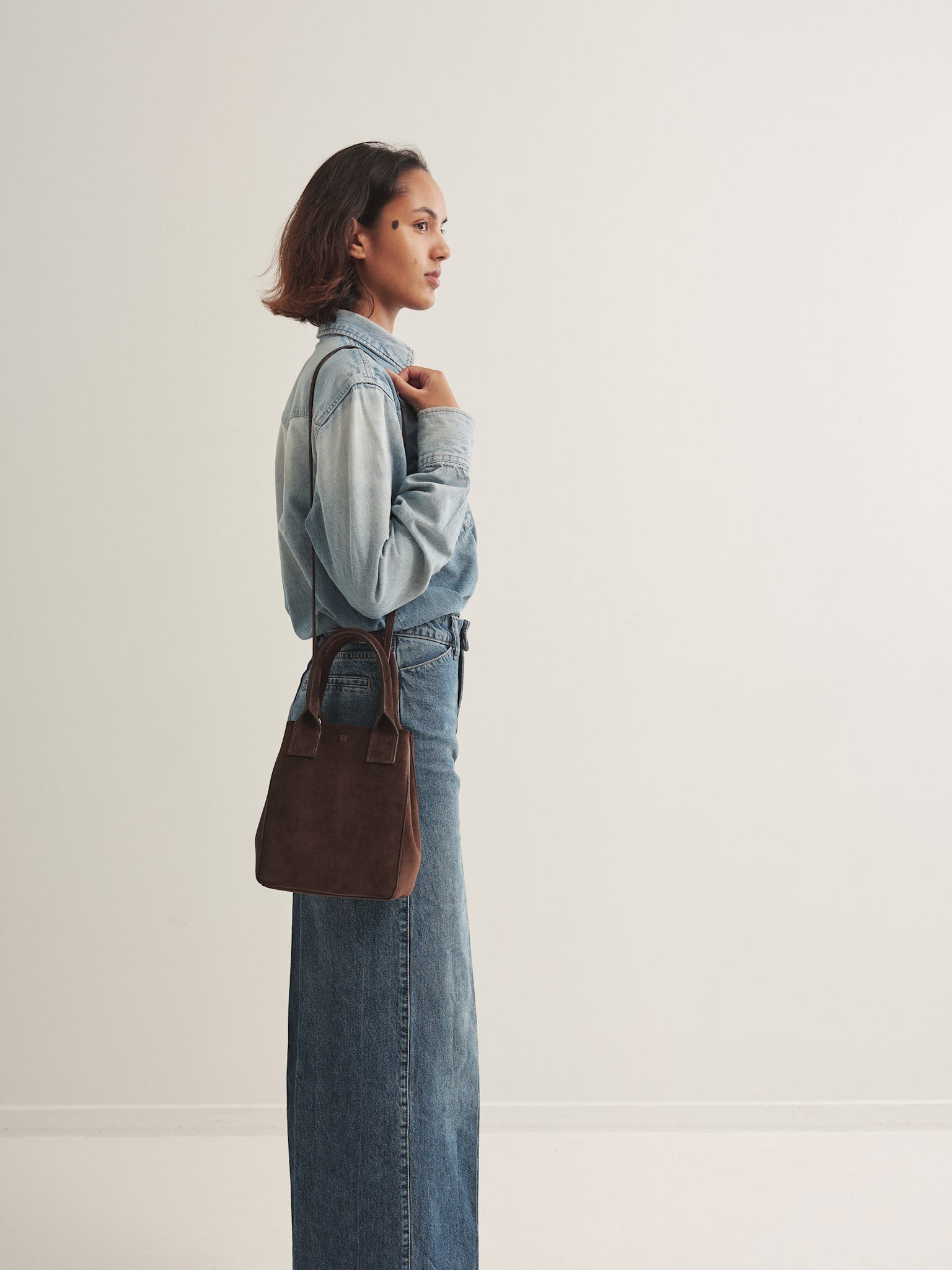 SMALL FILIPPO BAG 2.0 - PALISSANDRO SUEDE