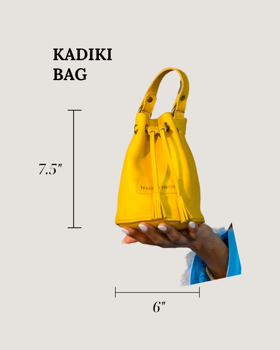Kadiki Bag - Yellow Leather