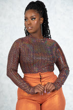 Rainbow Glitter Bodysuit