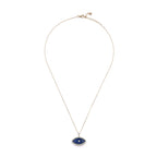 14kt Lapis Marquise Eye of Protection Necklace
