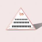 Uplifted Pre-Glued Lash Clusters