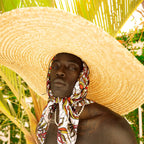 Elegant African Print Sun Hat
