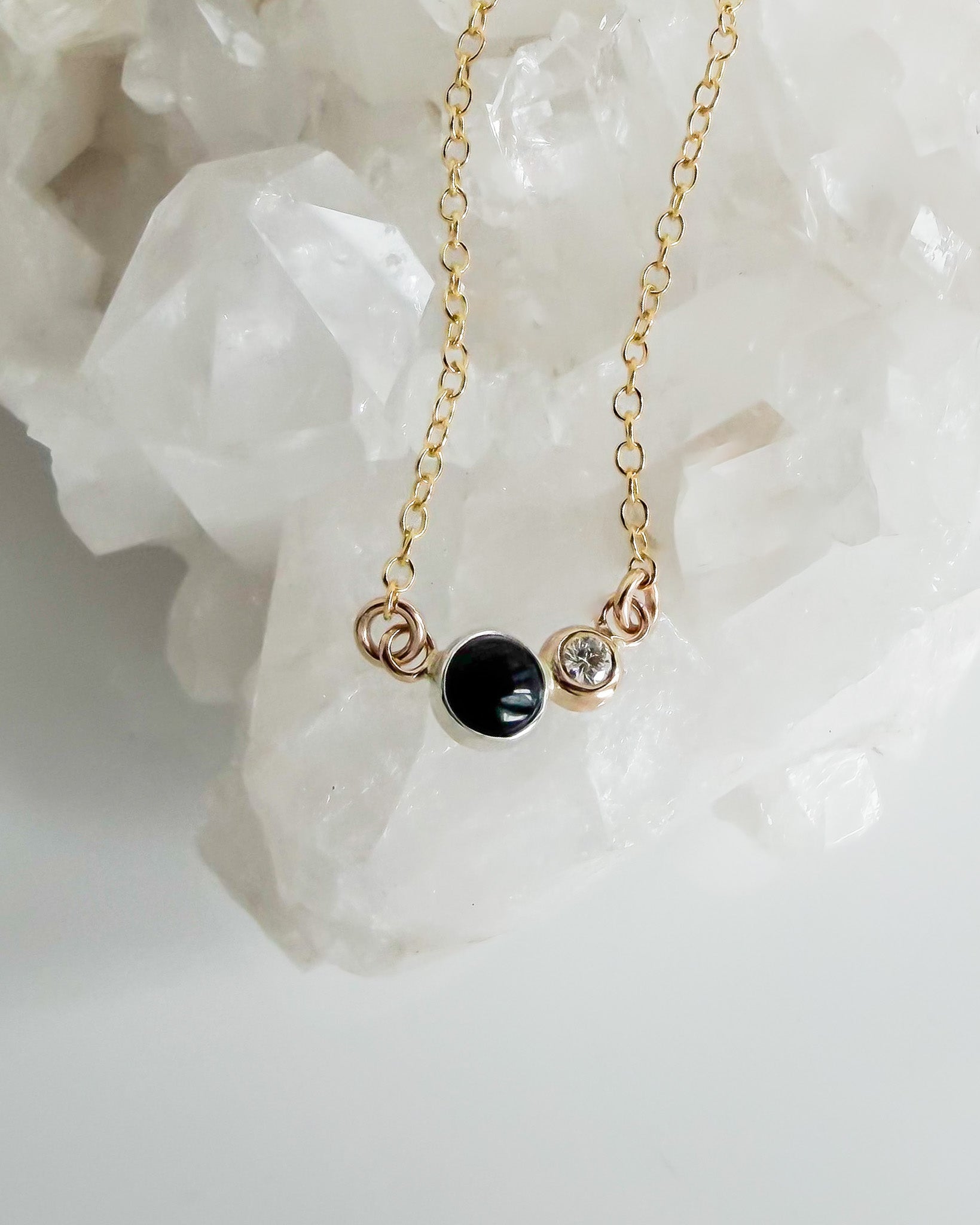 LUMINARY// shadow and light necklace