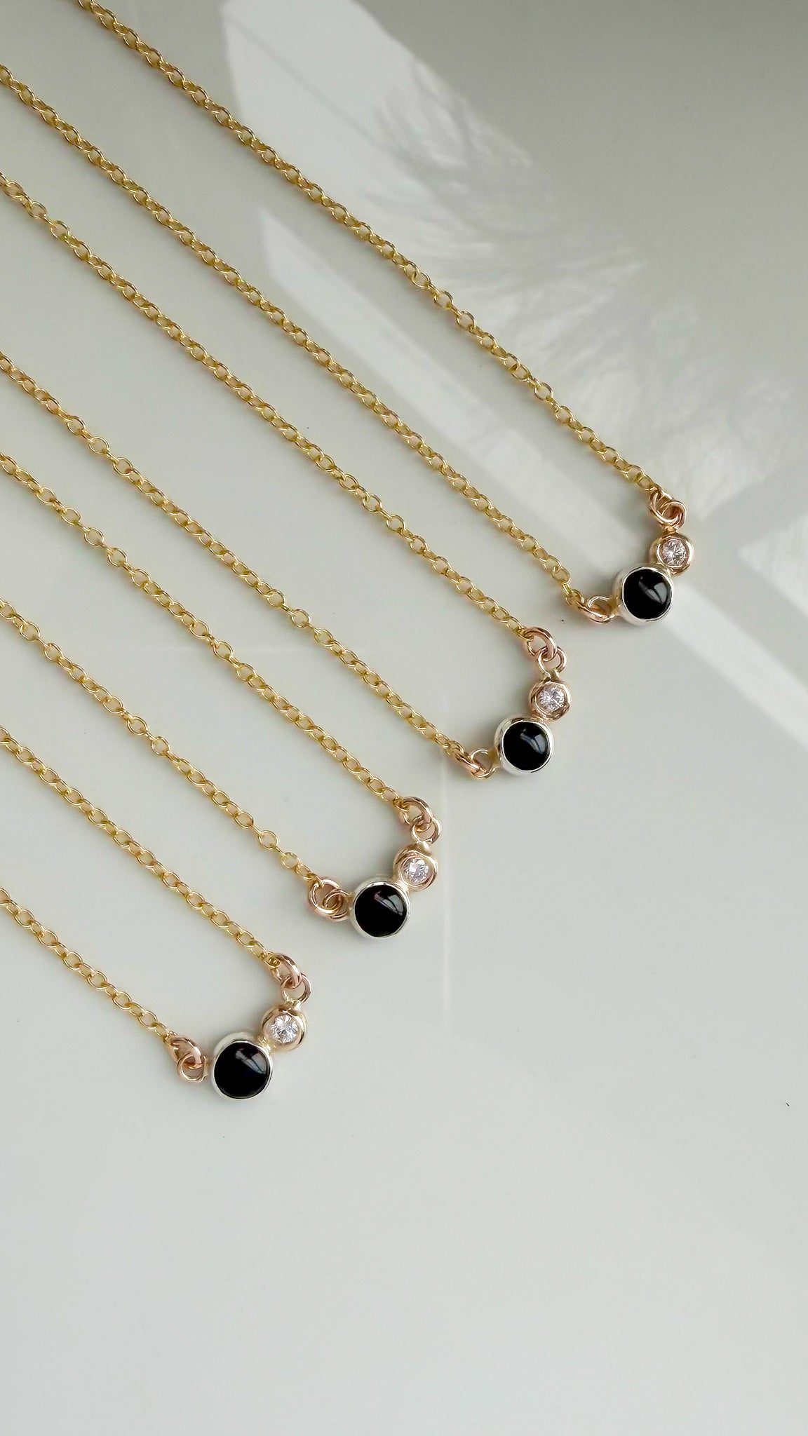 LUMINARY// shadow and light necklace