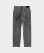 Grey Monogram Workwear Amba Jeans