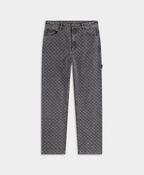 Grey Monogram Workwear Amba Jeans