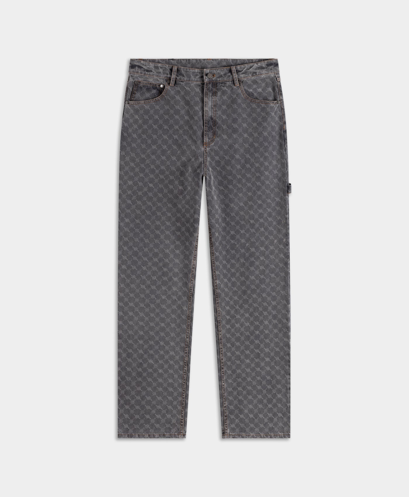 Grey Monogram Workwear Amba Jeans