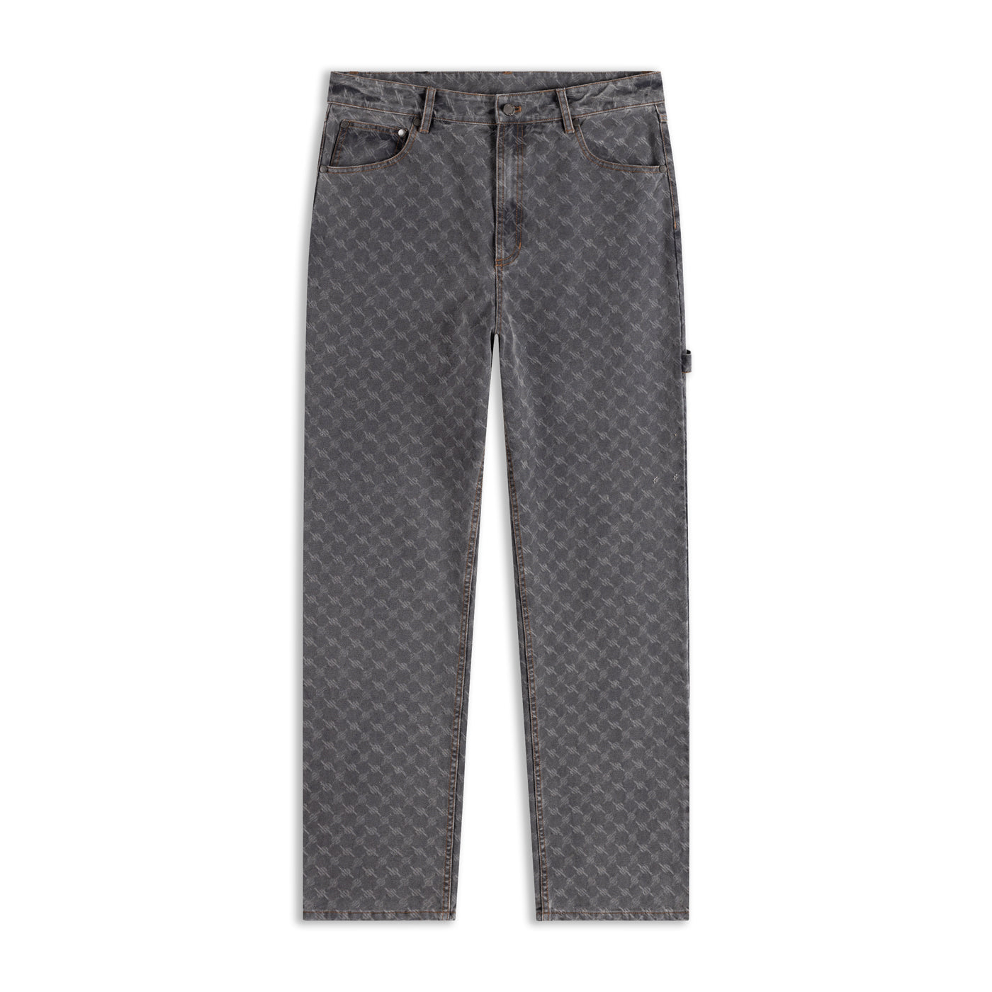 Grey Monogram Workwear Amba Jeans