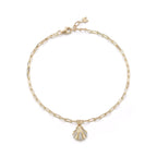14kt Petite Venus Anklet