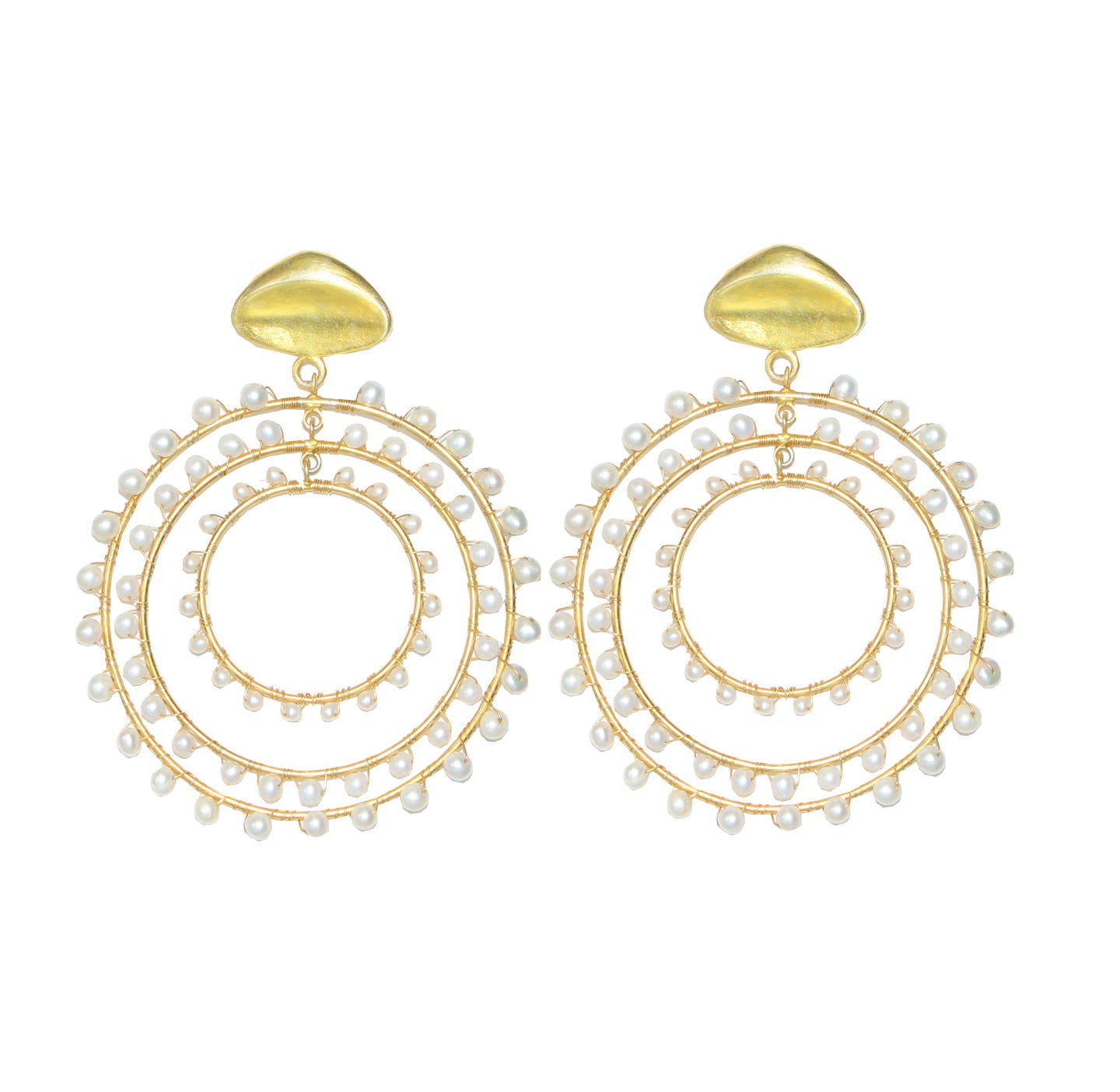 Maria Earrings Pearl