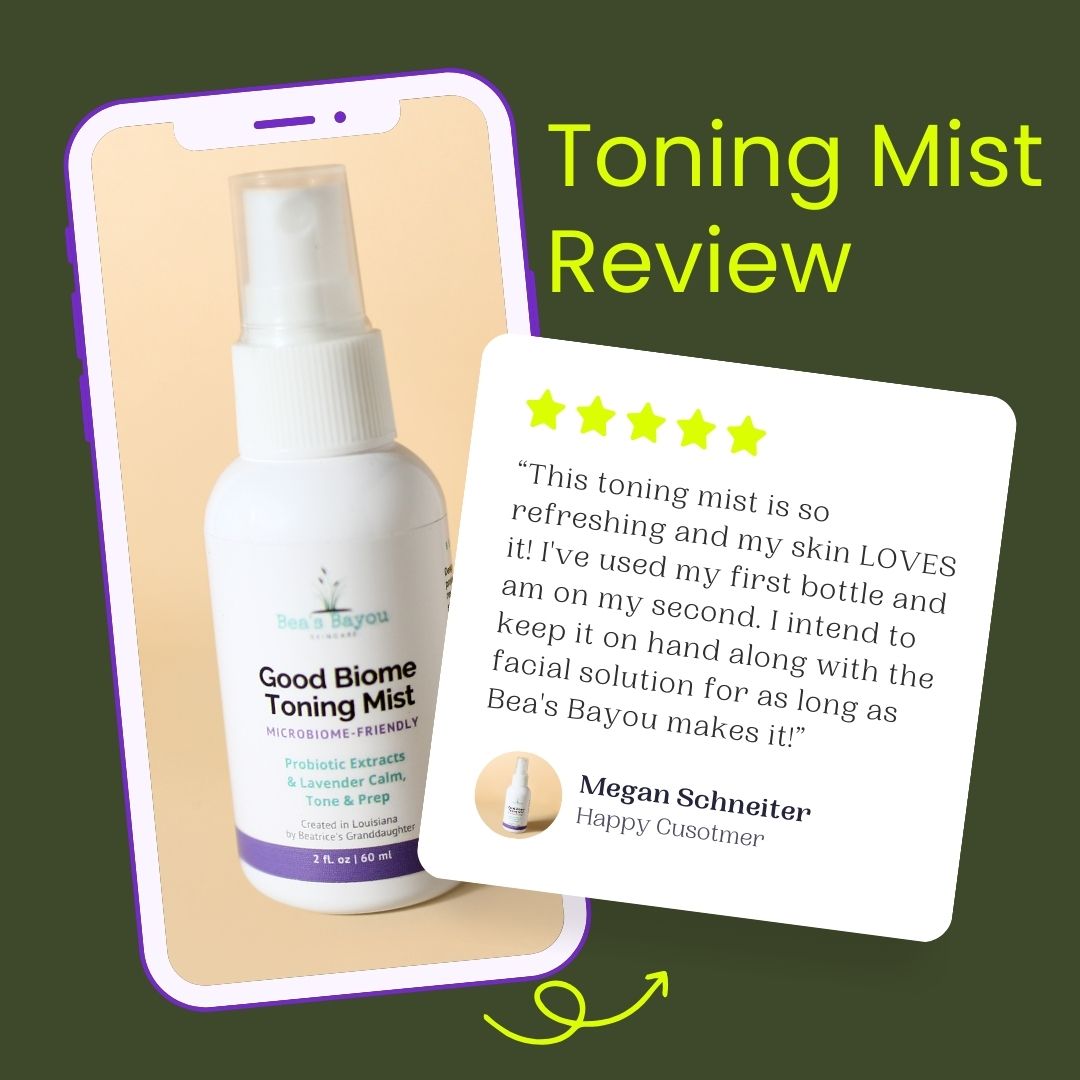 Herbal Prebiotic Toning Mist | Gentle and Soothing