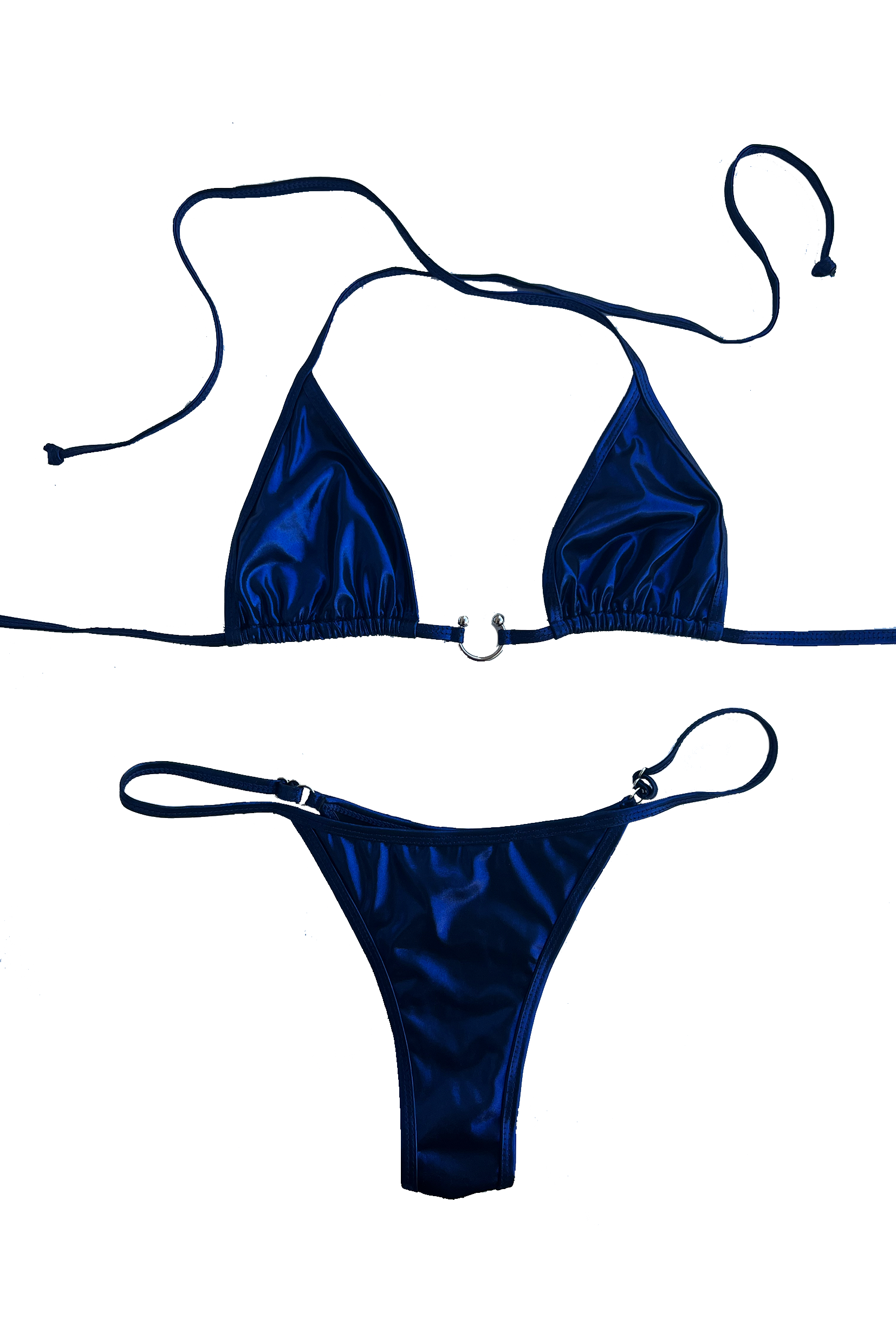 OASIS TOP - METALLIC BLUE