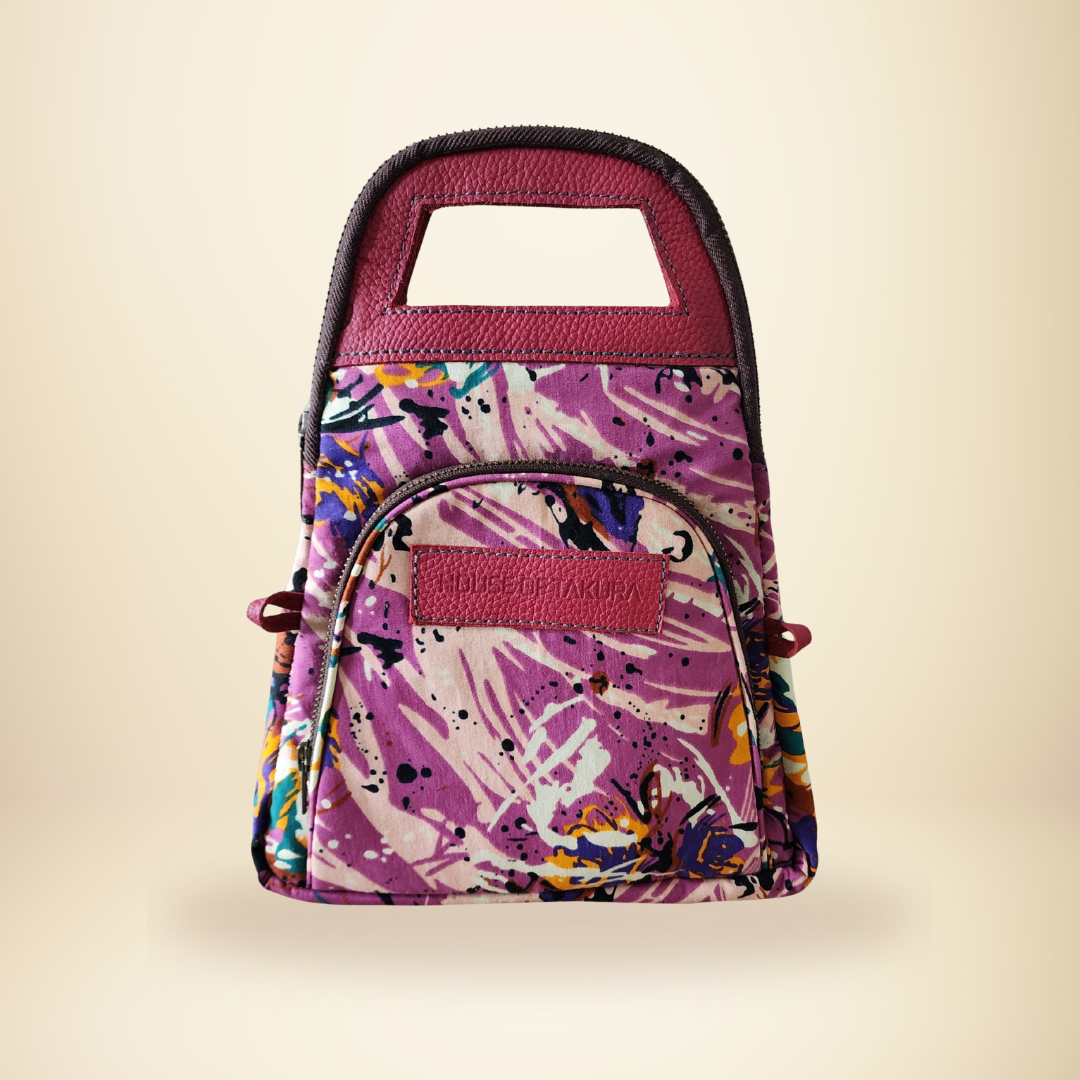 Alpha Mini Clutch - Graffiti Pink