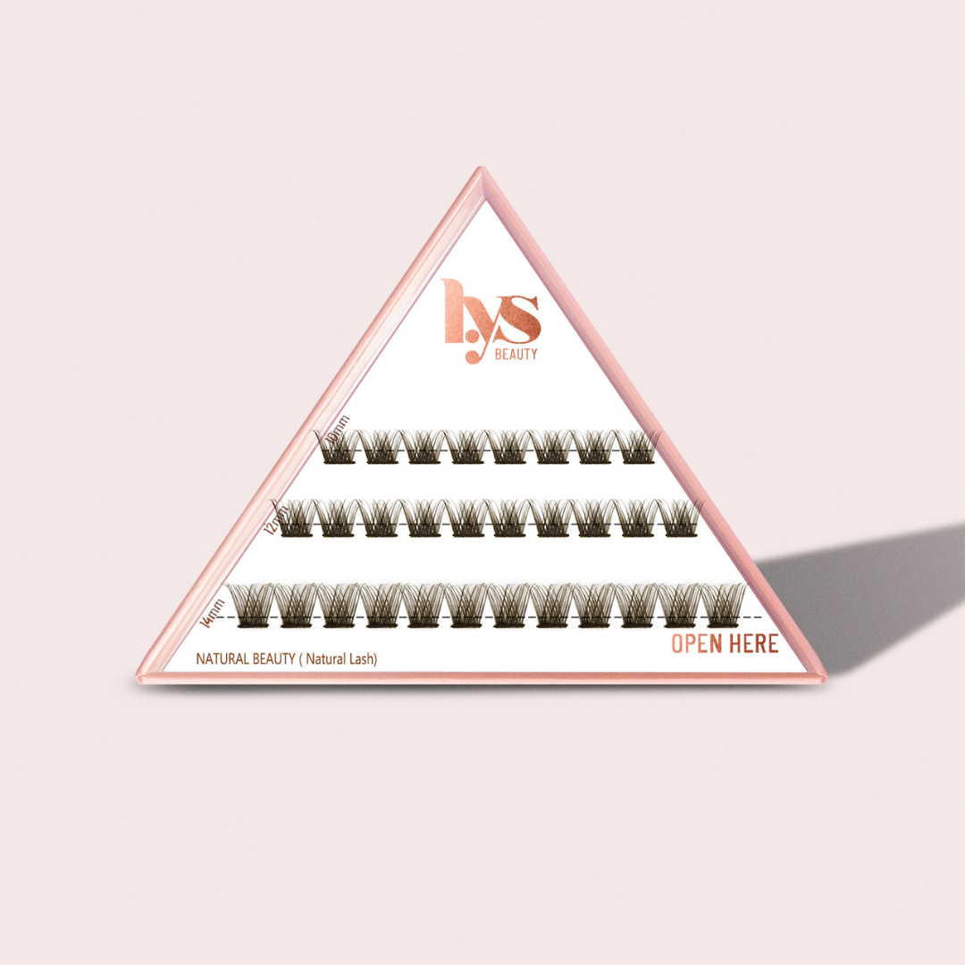 Uplifted Pre-Glued Lash Clusters