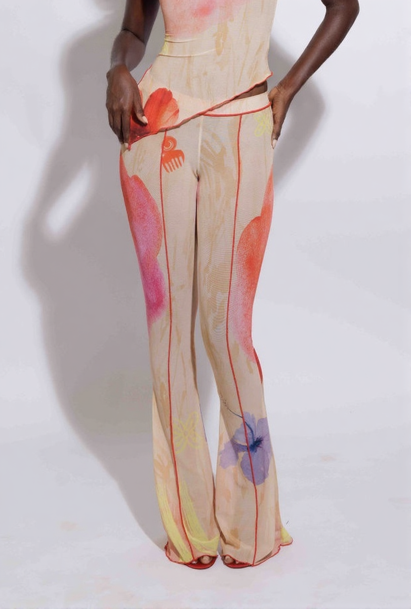 BOTA FLARED PANTS - CLAYLIGHT