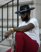 SG Naked Fedora Hat - Black