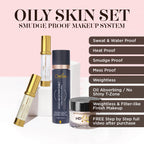 Oily Skin Set - Smudge Proof Makeup System