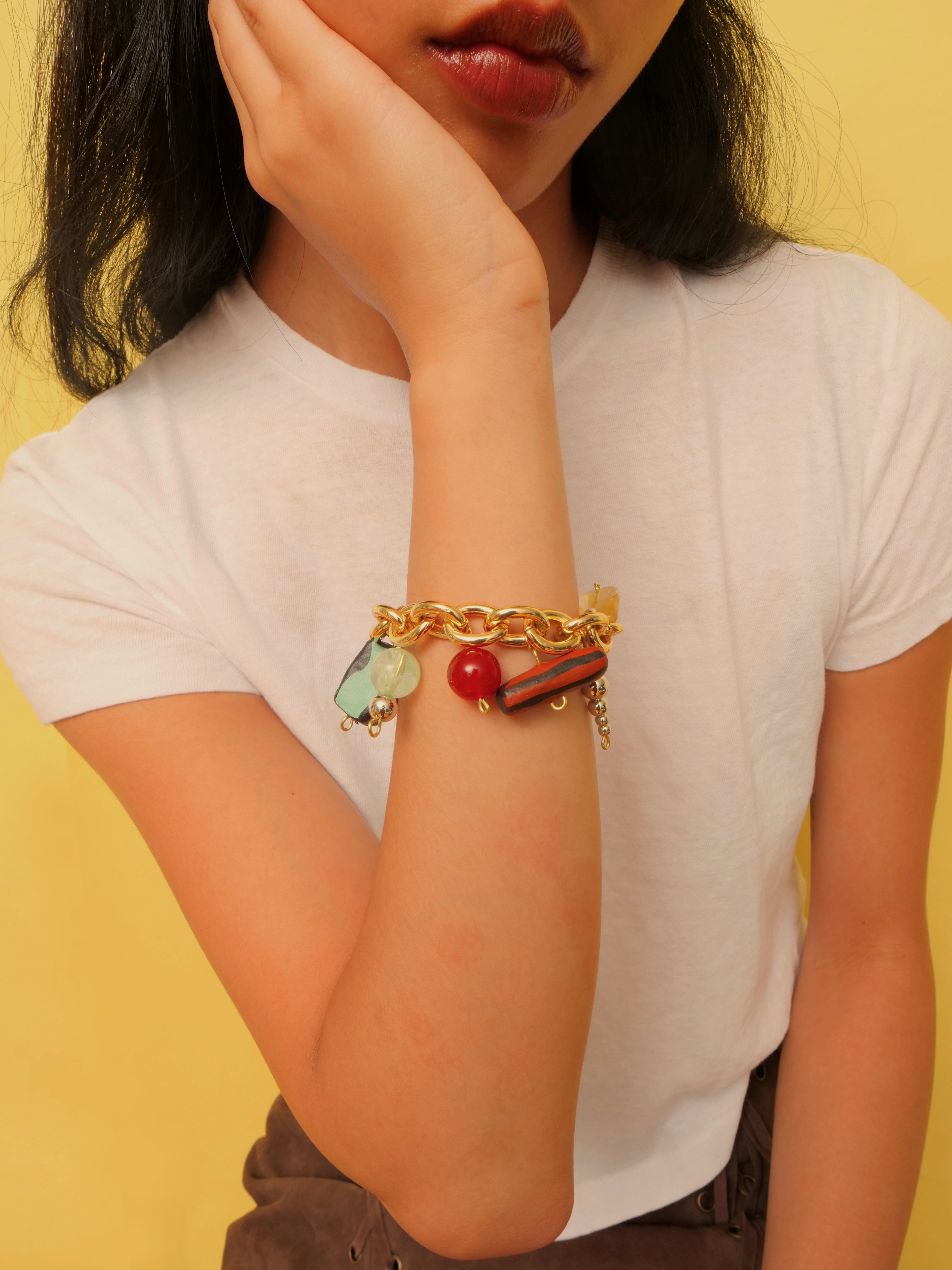 Adjoining Charm Bracelet