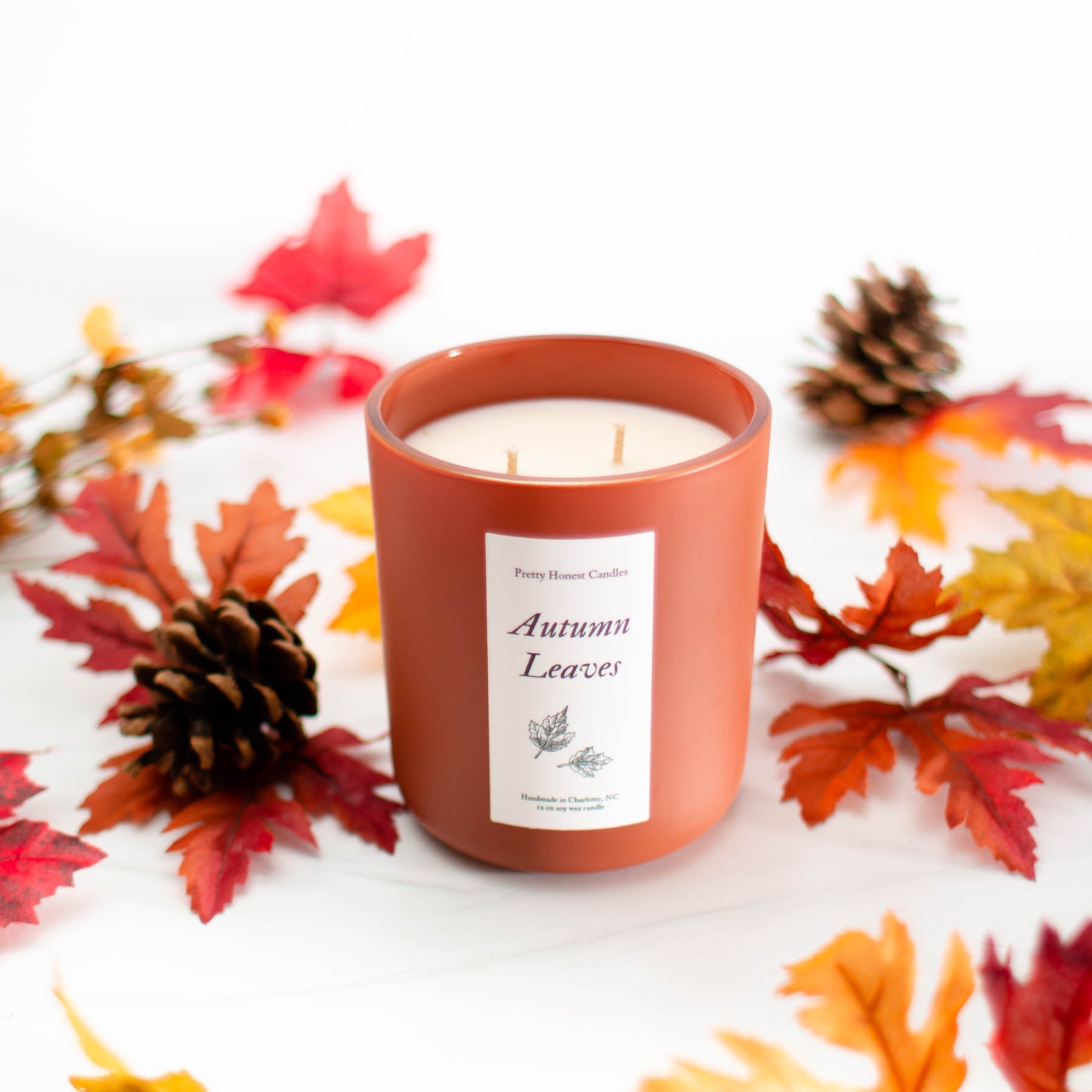 *Pre-Order* Autumn Leaves Candle | Double Wick Fall Candle
