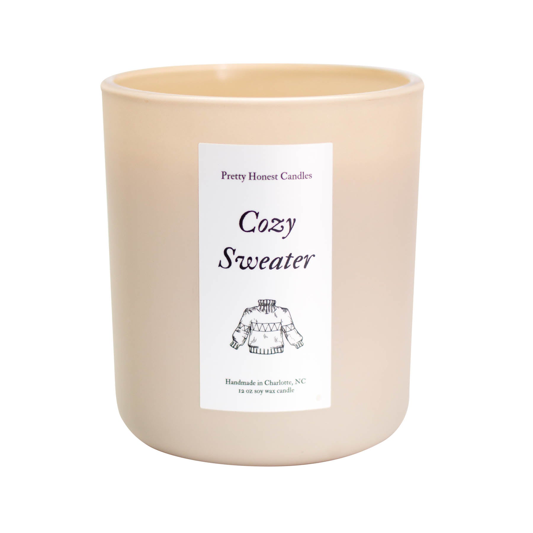 *Pre-Order* Cozy Sweater Soy Candle | Double Wick Fall Candle