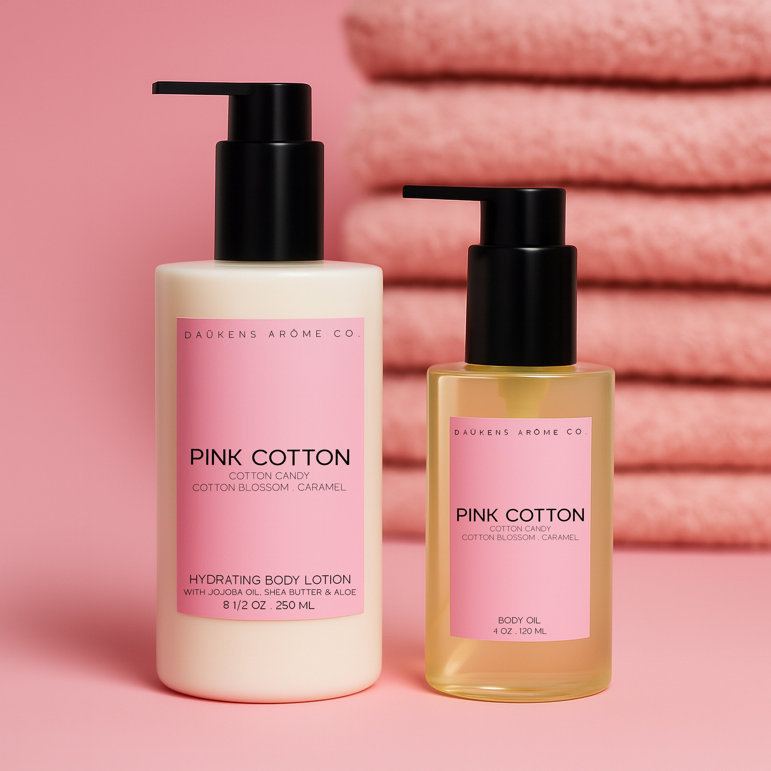PINK COTTON BODY LOTION